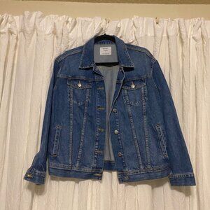 Old Navy Oversized Boyfriend Jean Jacket Size Small